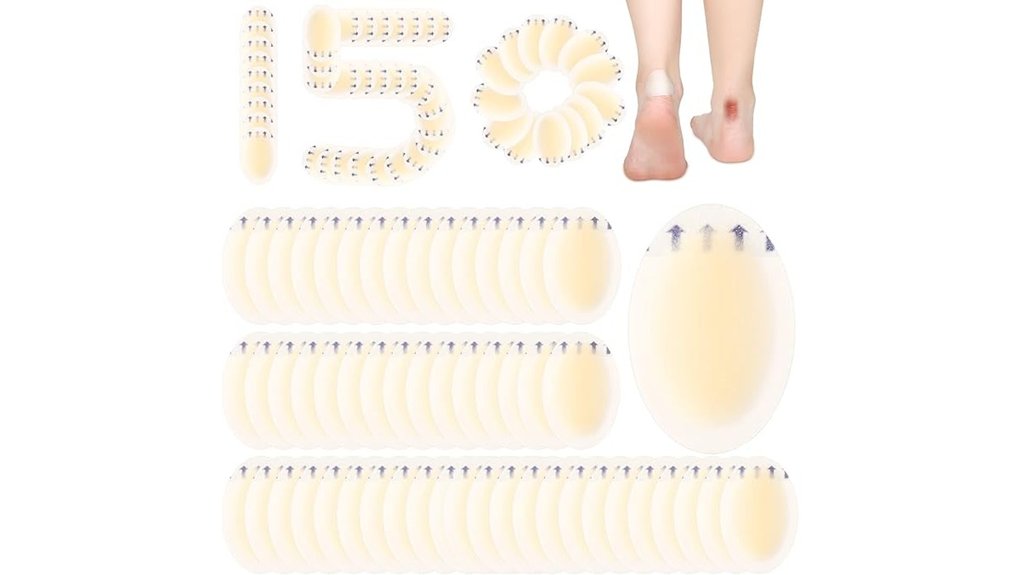 hydrocolloid blister bandages feet