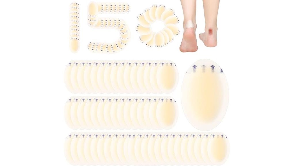 hydrocolloid blister bandages feet