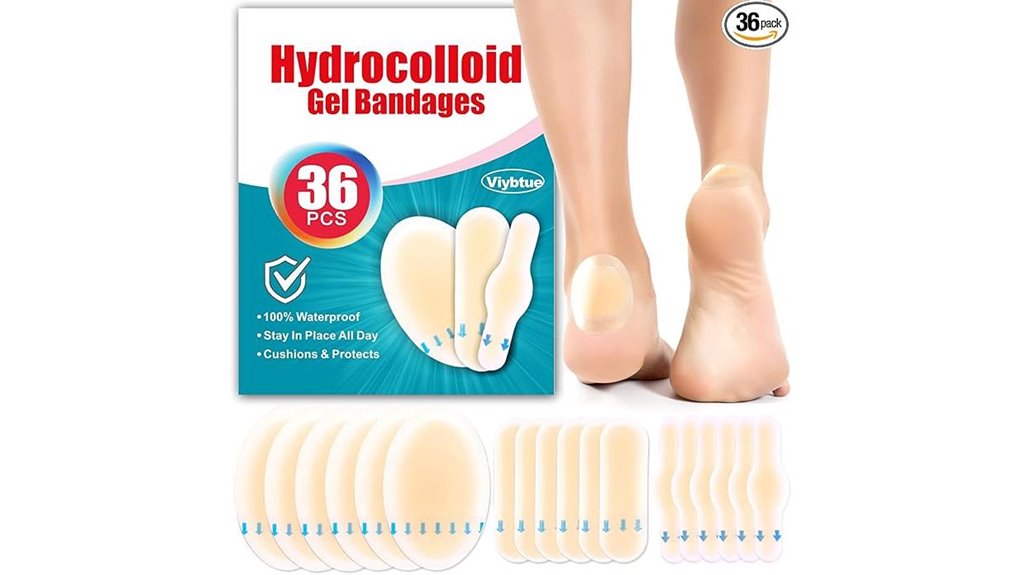 hydrocolloid blister bandages pack