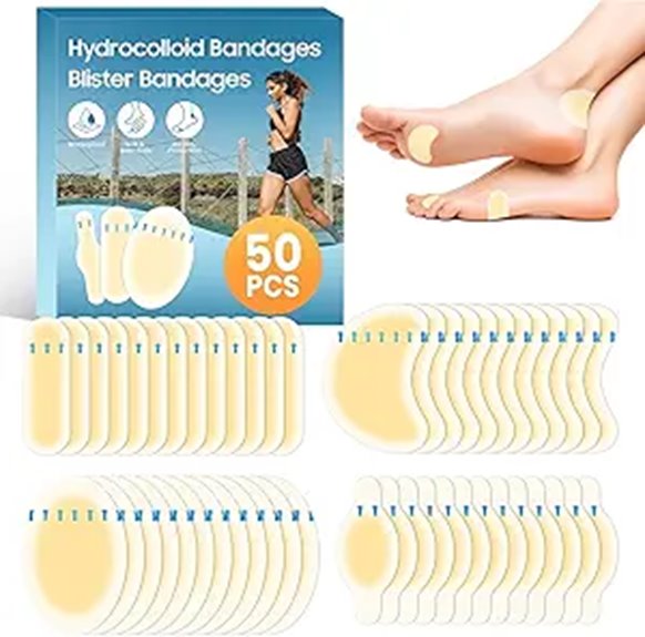 hydrocolloid blister bandages pack