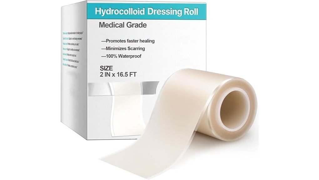 hydrocolloid wound and blister roll