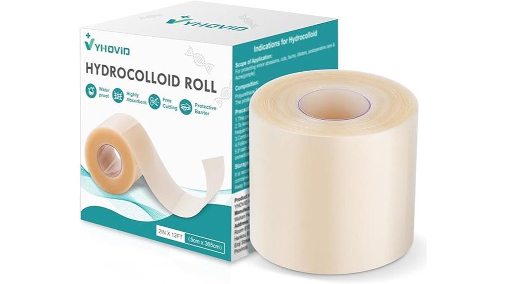 hydrocolloid wound care roll