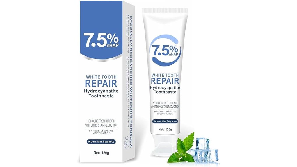 hydroxyapatite toothpaste enamel repair