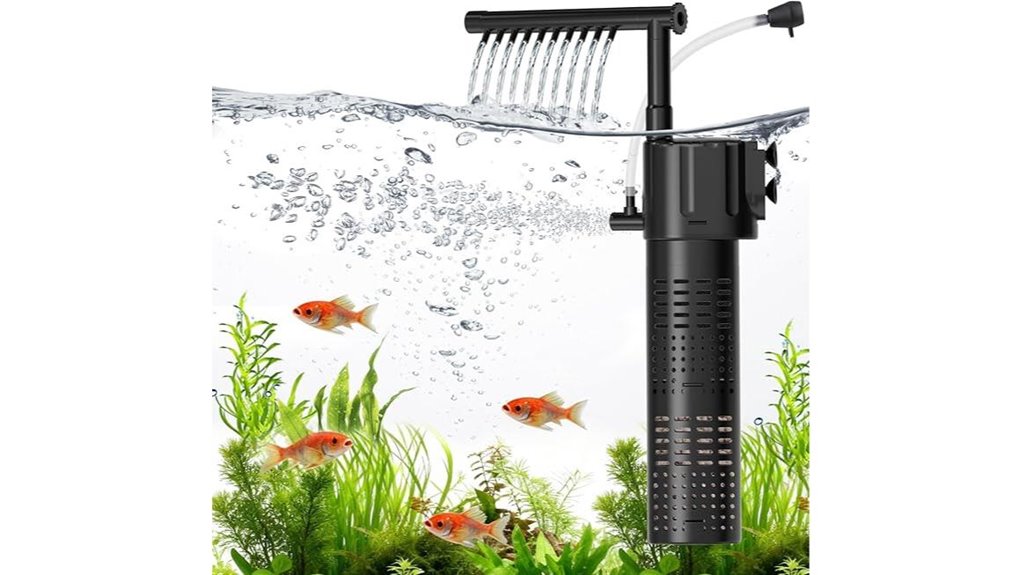 hygger five in one submersible filter