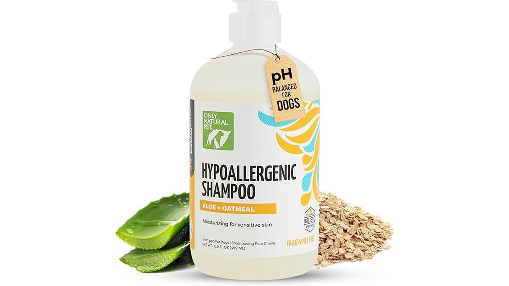 hypoallergenic aloe oatmeal shampoo