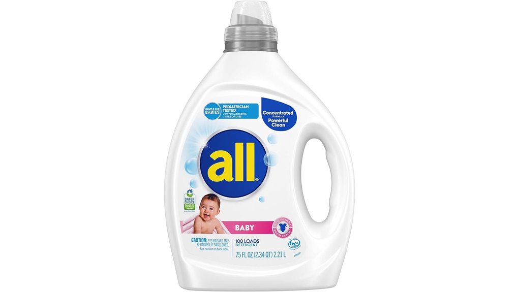hypoallergenic baby liquid laundry detergent
