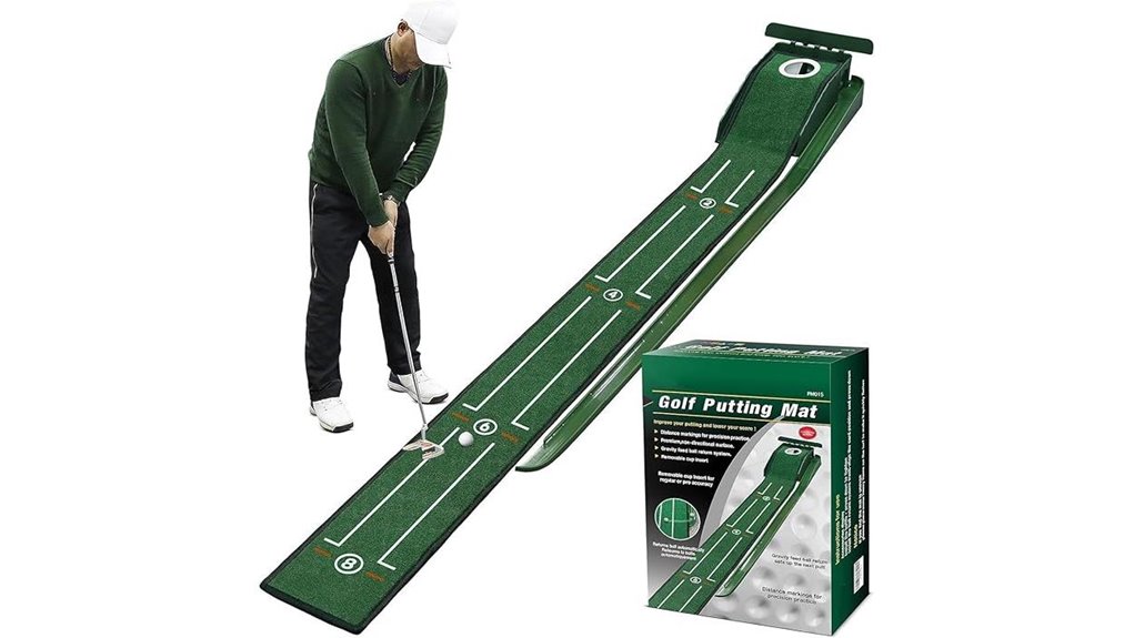 indoor auto return putting mat