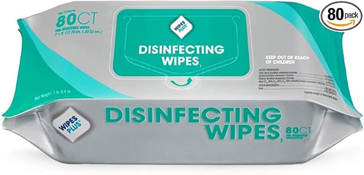 industrial strength disinfecting wipes 80