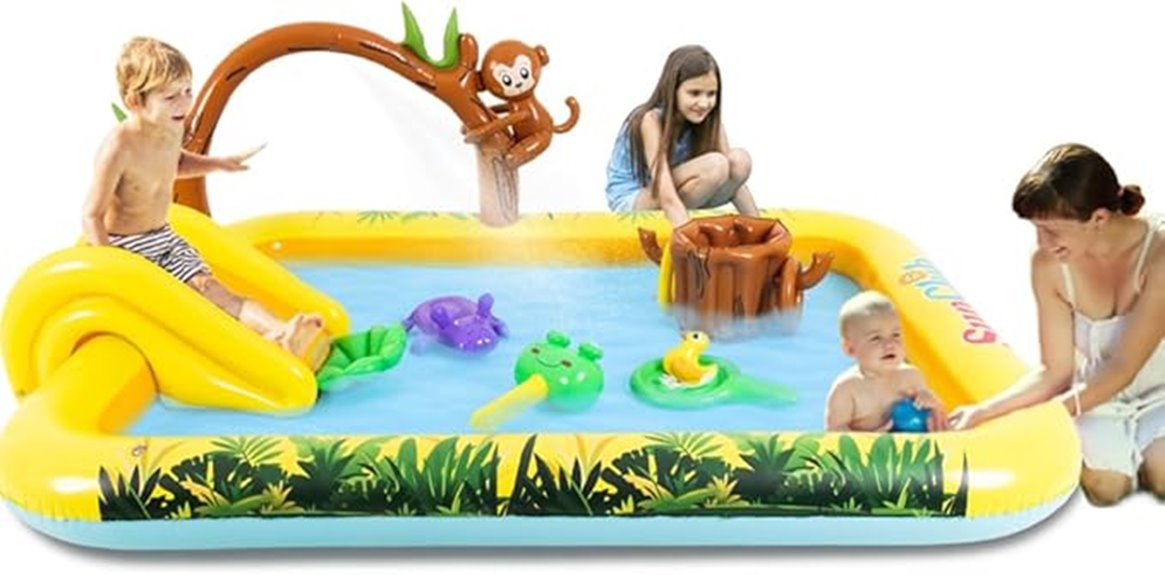 inflatable kids pool slide