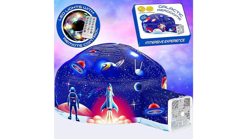inflatable led galactic aerodome