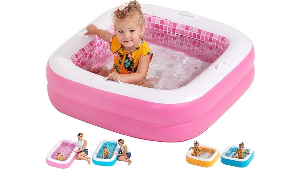 inflatable toddler pool with drain