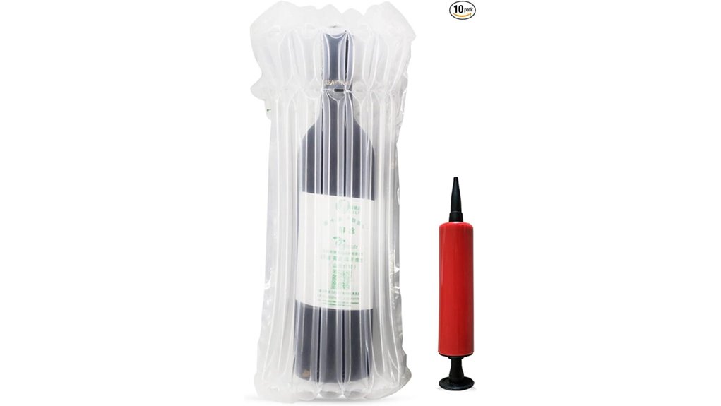 inflatable wine bottle protector