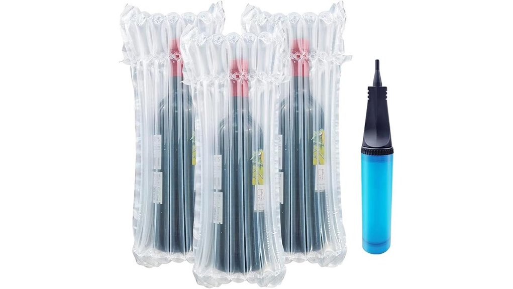 inflatable wine bottle protector bags