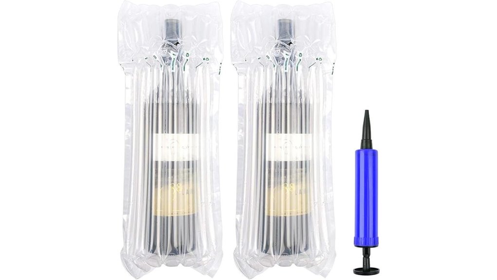 inflatable wine bottle protectors