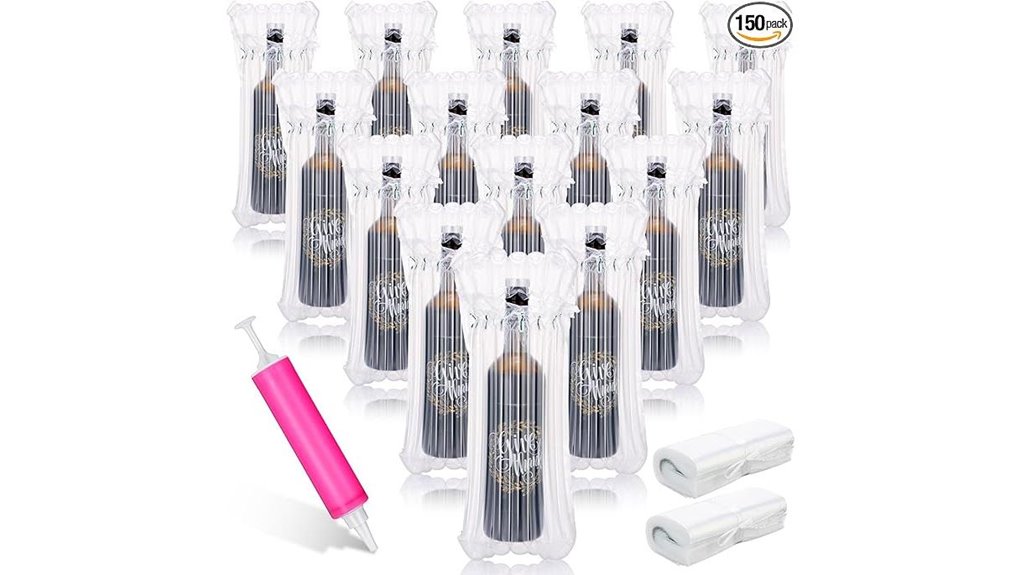 inflatable wine bottle protectors pack