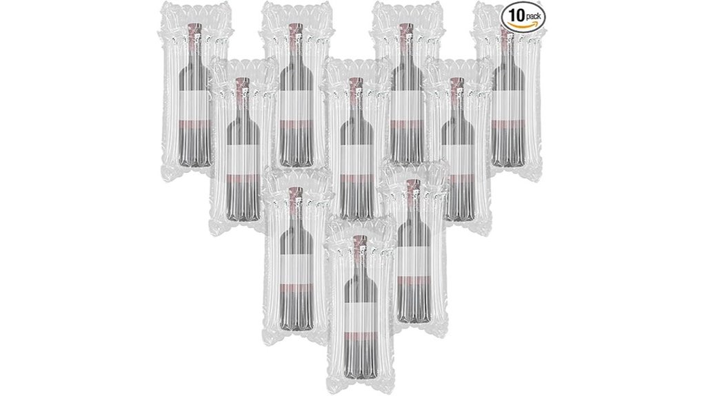 inflatable wine bottle travel protectors