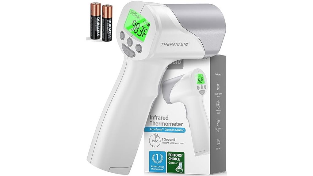 infrared touchless forehead thermometer