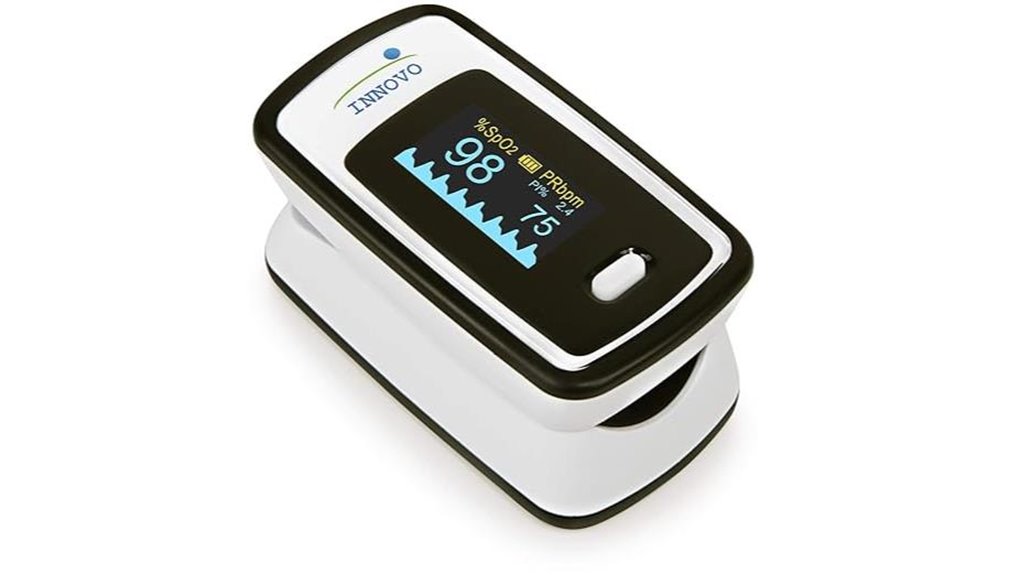 innovo deluxe fingertip pulse oximeter