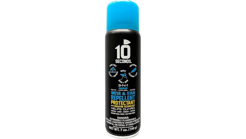 instant 10 second water repellent