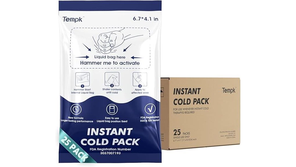 instant cold packs 25 pack