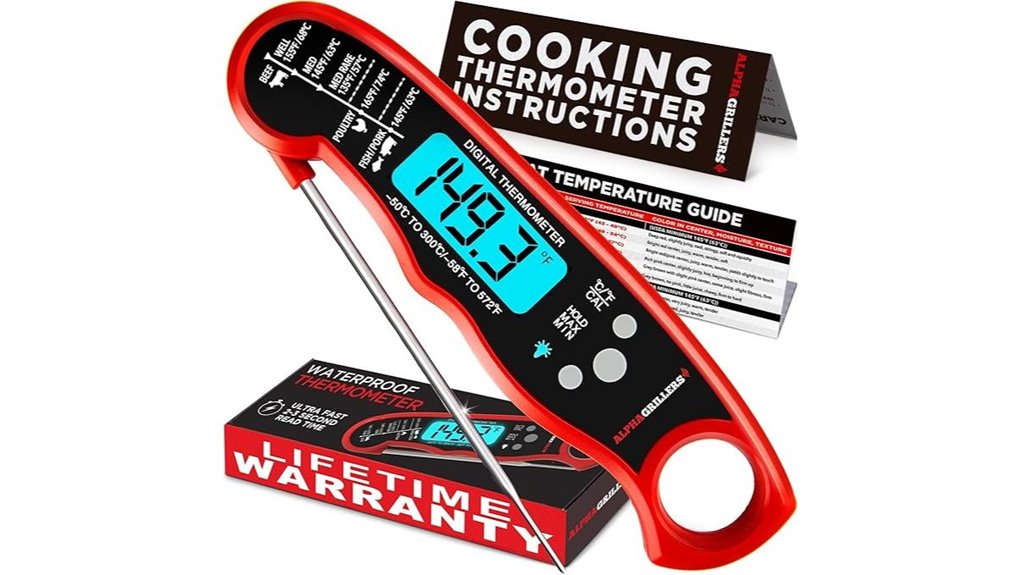 instant read digital meat thermometer