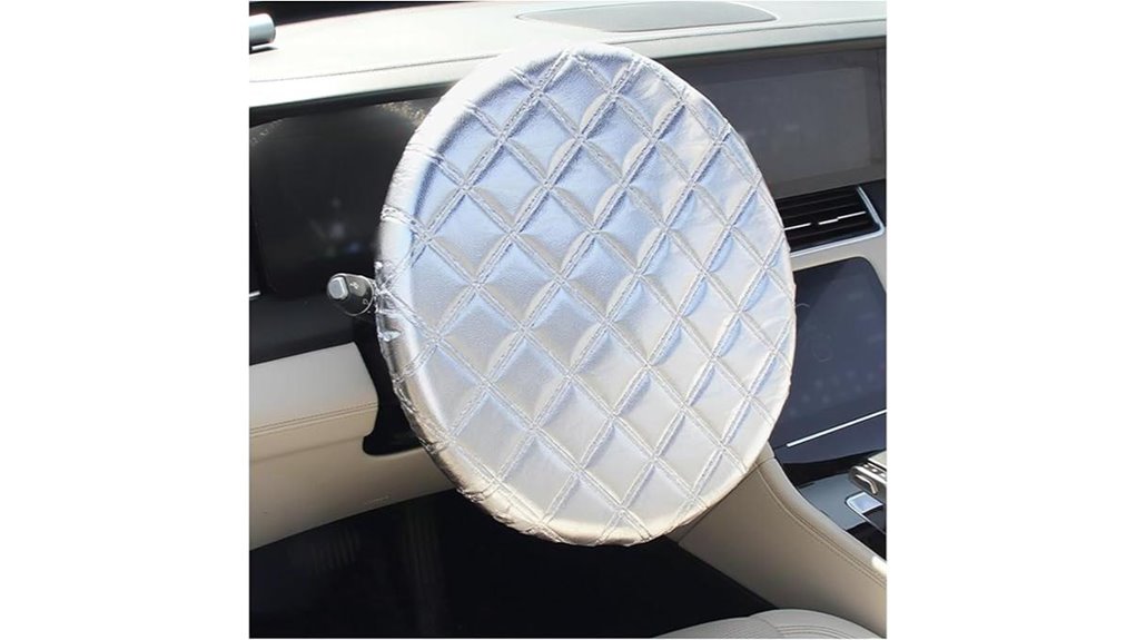 insulated aluminum steering wheel cover