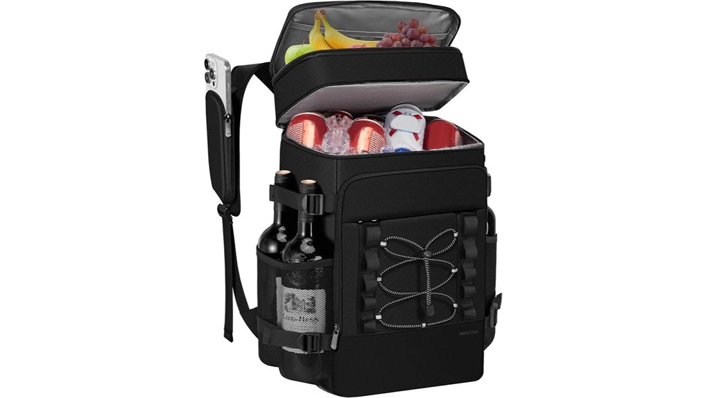 insulated leakproof 40 can backpack