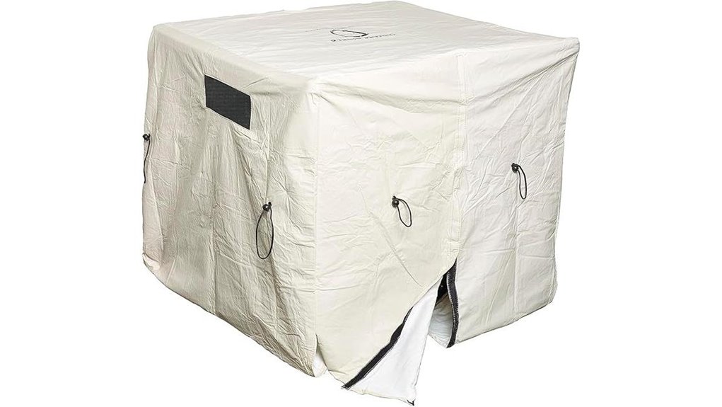 insulated outdoor heat pump cover