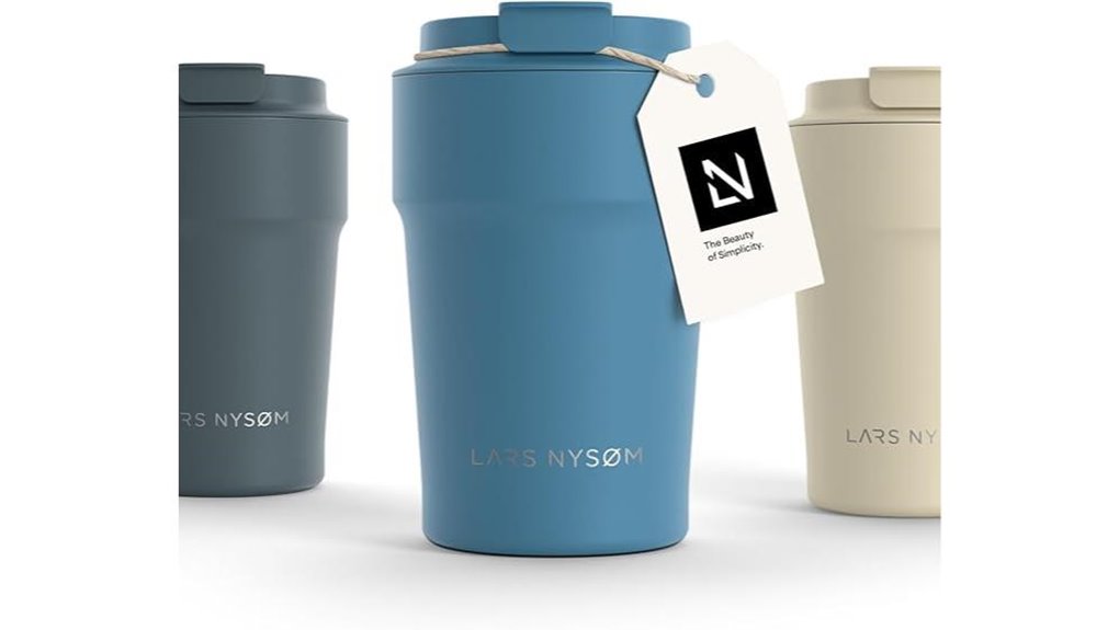 insulated stainless travel coffee mug