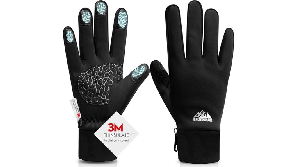 insulated touchscreen winter gloves