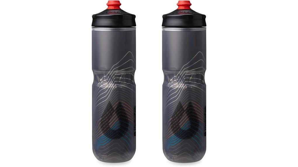 insulated two pack bike bottles