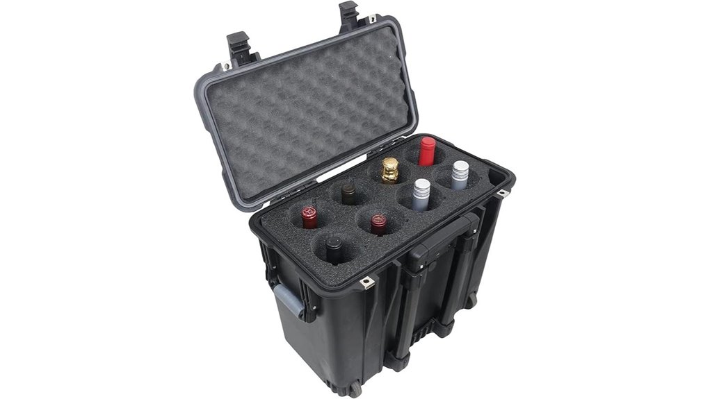 insulated wheeled wine carrier