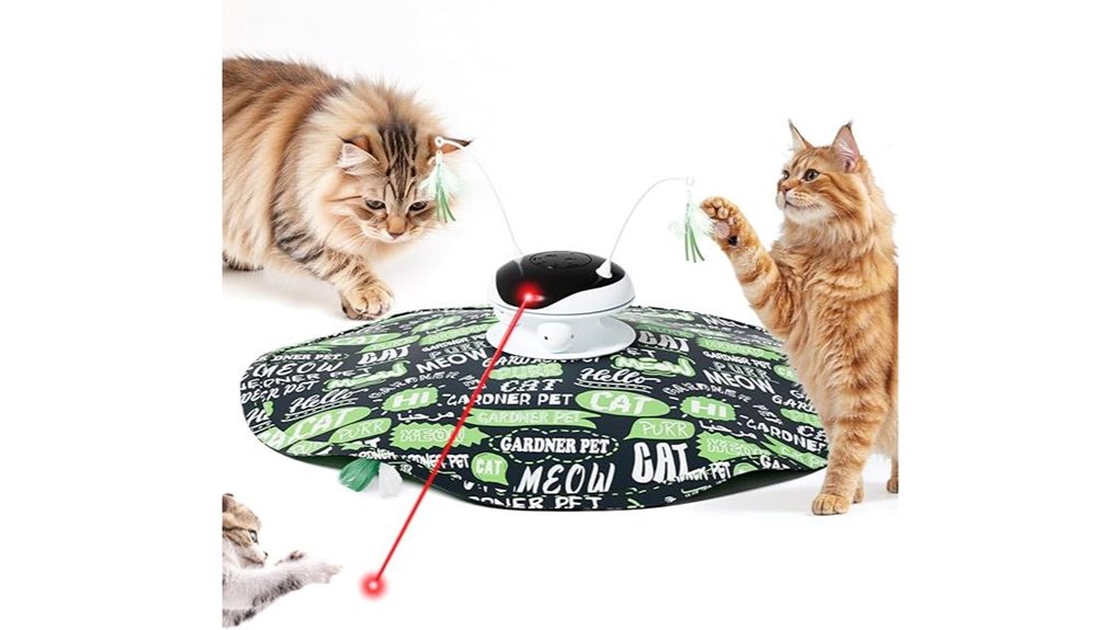 interactive rechargeable cat toy kit