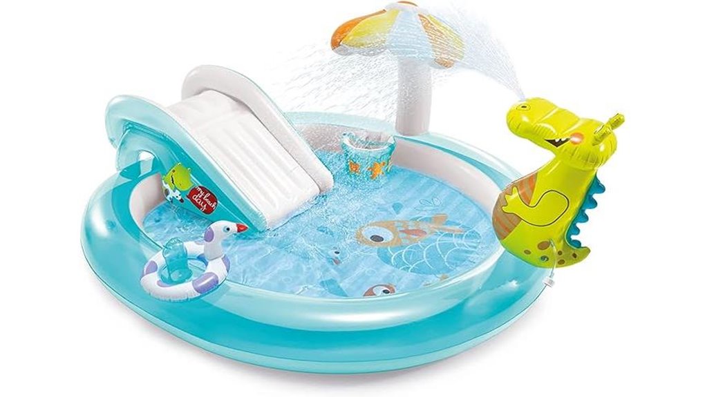 intex gator inflatable kiddie pool