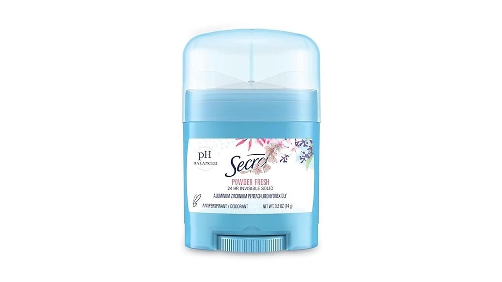 invisible solid antiperspirant deodorant