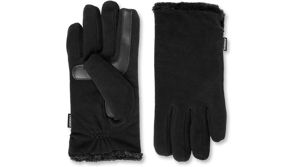 isotoner women s stretch fleece gloves