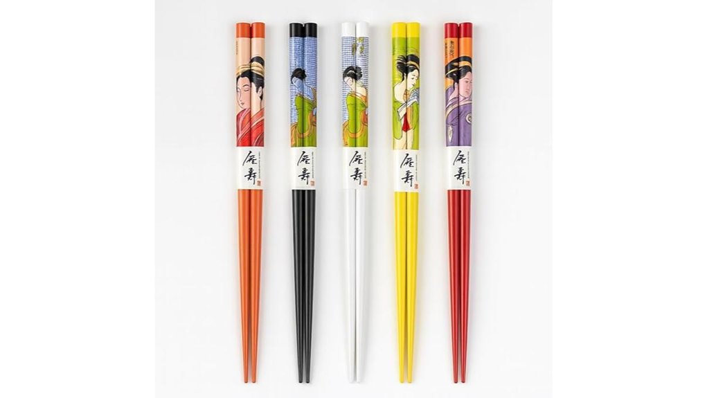 japanbargain bamboo chopsticks set