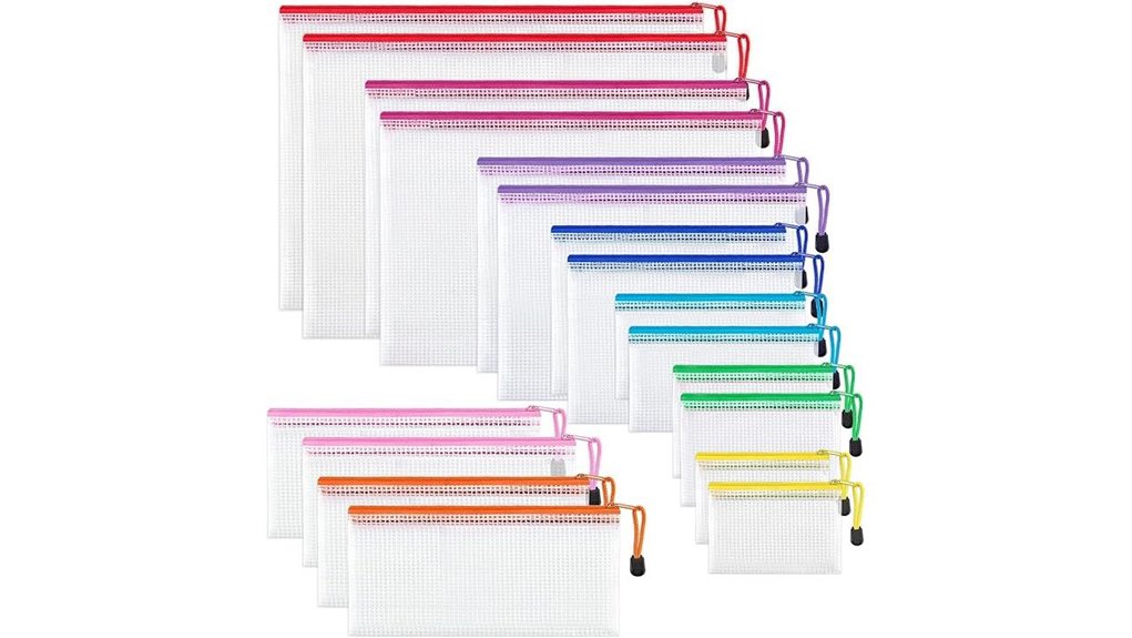 jarlink 18 pack waterproof zipper pouches