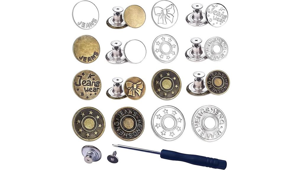 jeans buttons and rivets repair