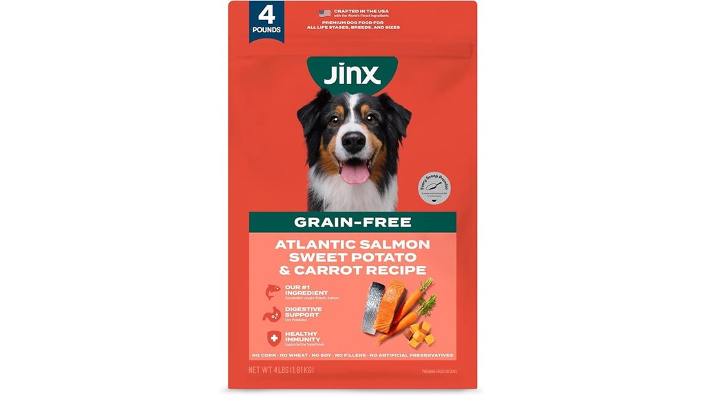 jinx grain free salmon dogfood
