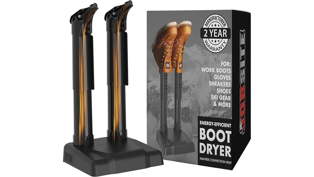 jobsite fanless boot dryer