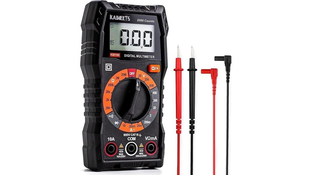 kaiweets anti burn digital multimeter