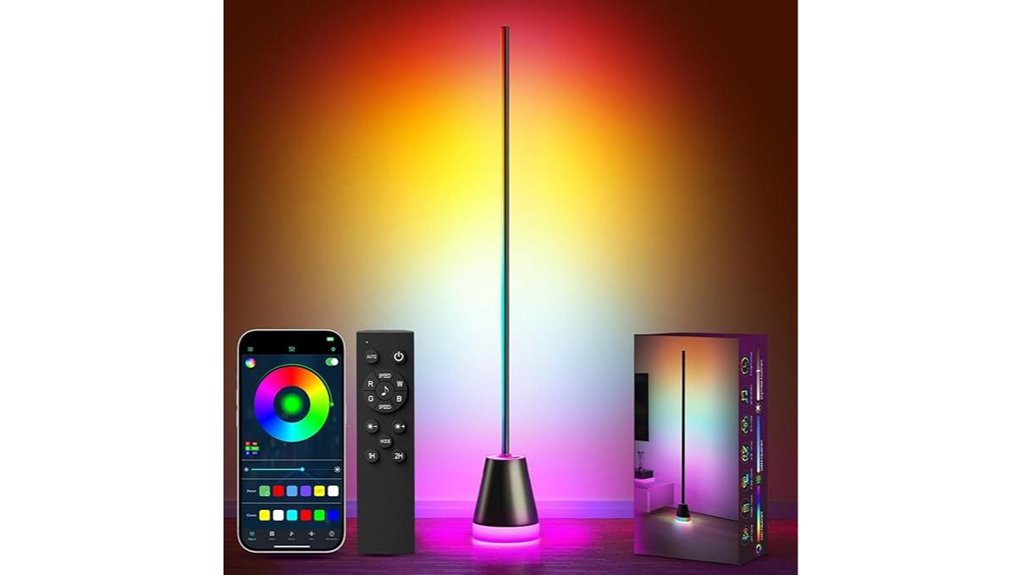 keepsmile rgb corner floor lamp
