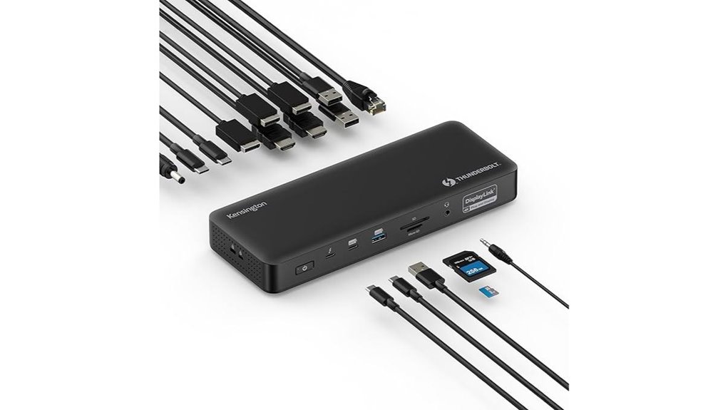kensington thunderbolt 4 quad 4k dock