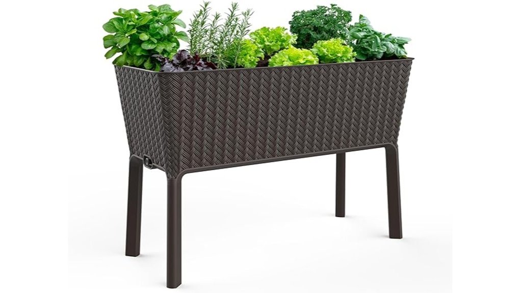 keter 31 7gal self watering raised bed