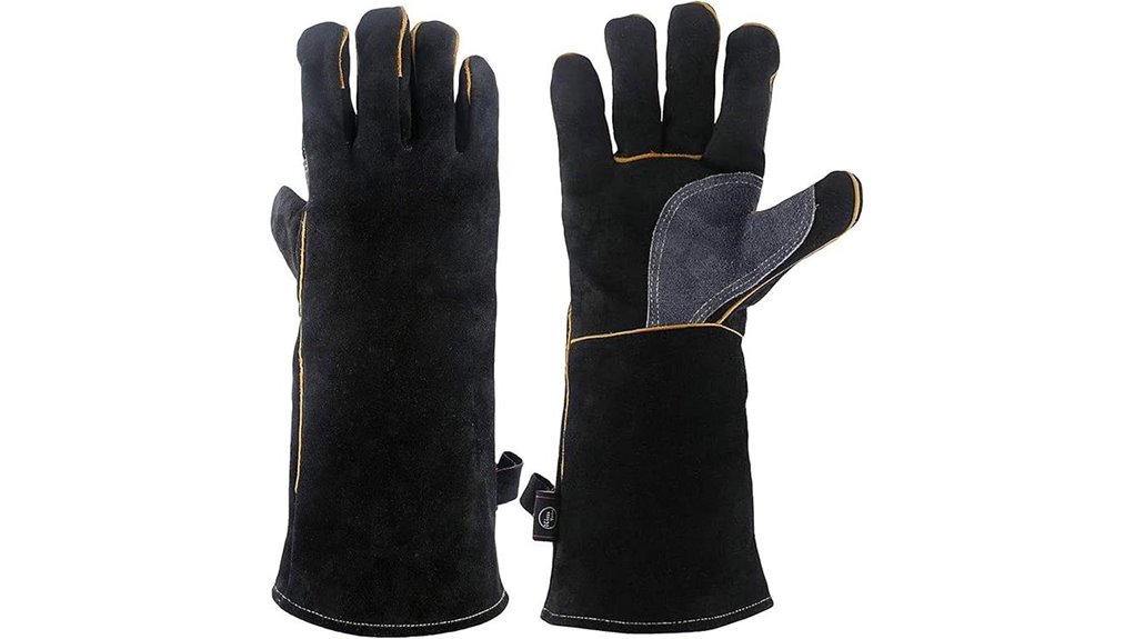 kevlar lined extreme heat resistant gloves