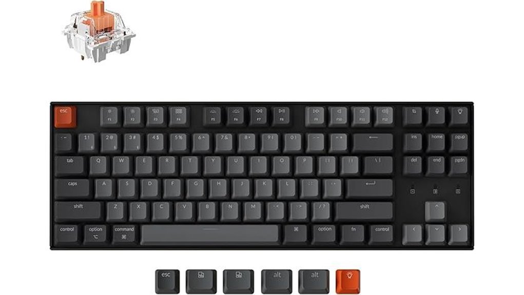 keychron k8 wireless tenkeyless mechanical