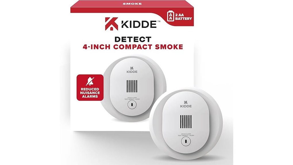 kidde compact aa smoke detector