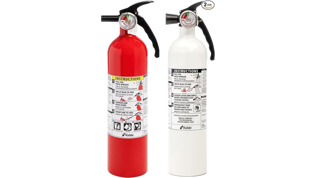 kidde kitchen wall mount extinguishers