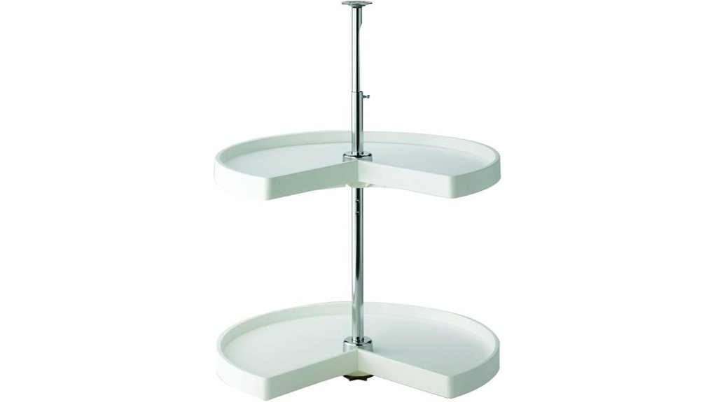 kidney shaped 24 lazy susan